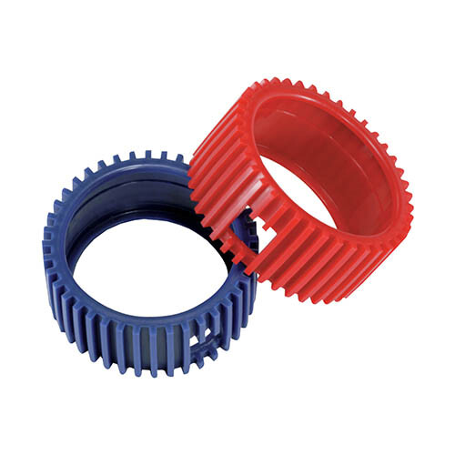 Mastercool 93553-E Set of Red and Blue Gauge Protectors (2 1/2"/63mm)