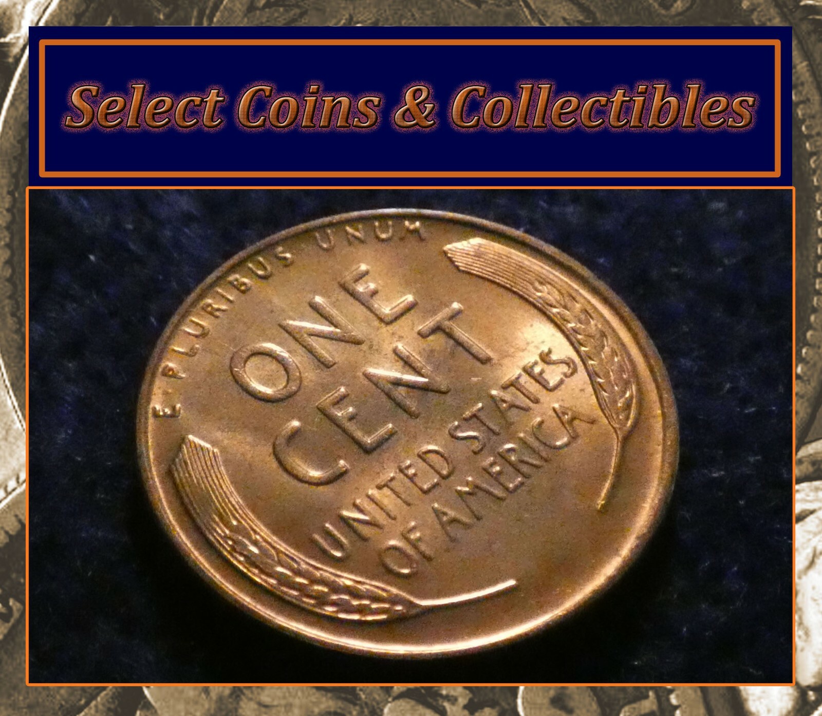 1941-S Lincoln Wheat Cent Obverse & Reverse Die Cracks Uncirculated BU No-623