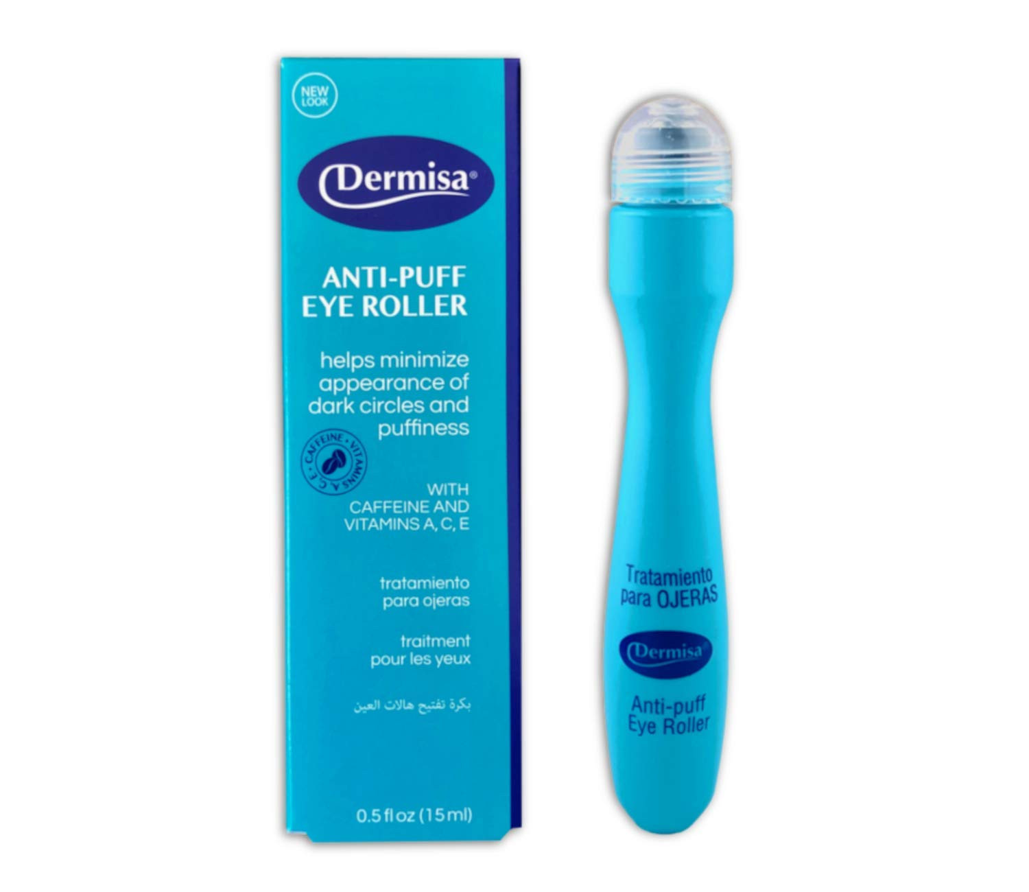 Eye Roller for Puffy Eyes - Anti-Puff Dark Circle under Eye Treatment Serum with