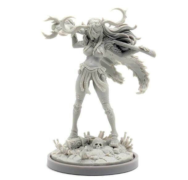 █ 30mm Resin kingdom death Pinup Screaming God Armor Unpainted Unassembled WH377