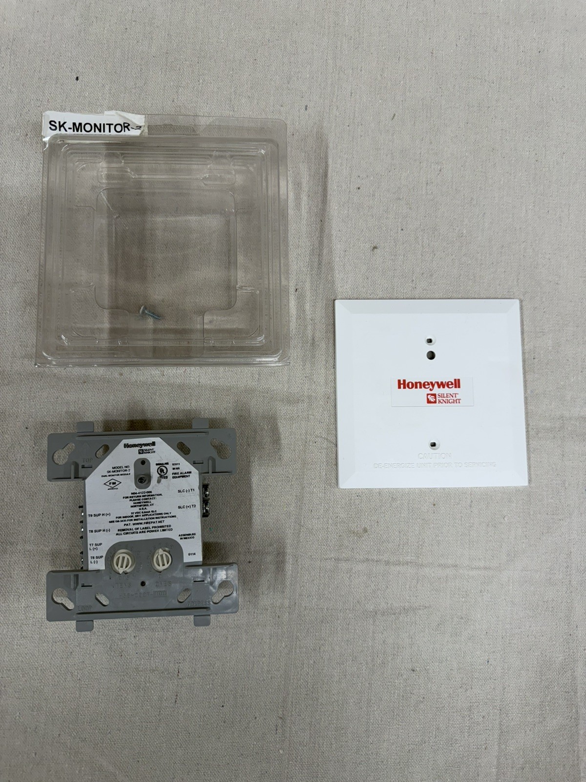 Honeywell Silent Knight SK-MONITOR-2 Fire Alarm Dual Point Monitor Module New