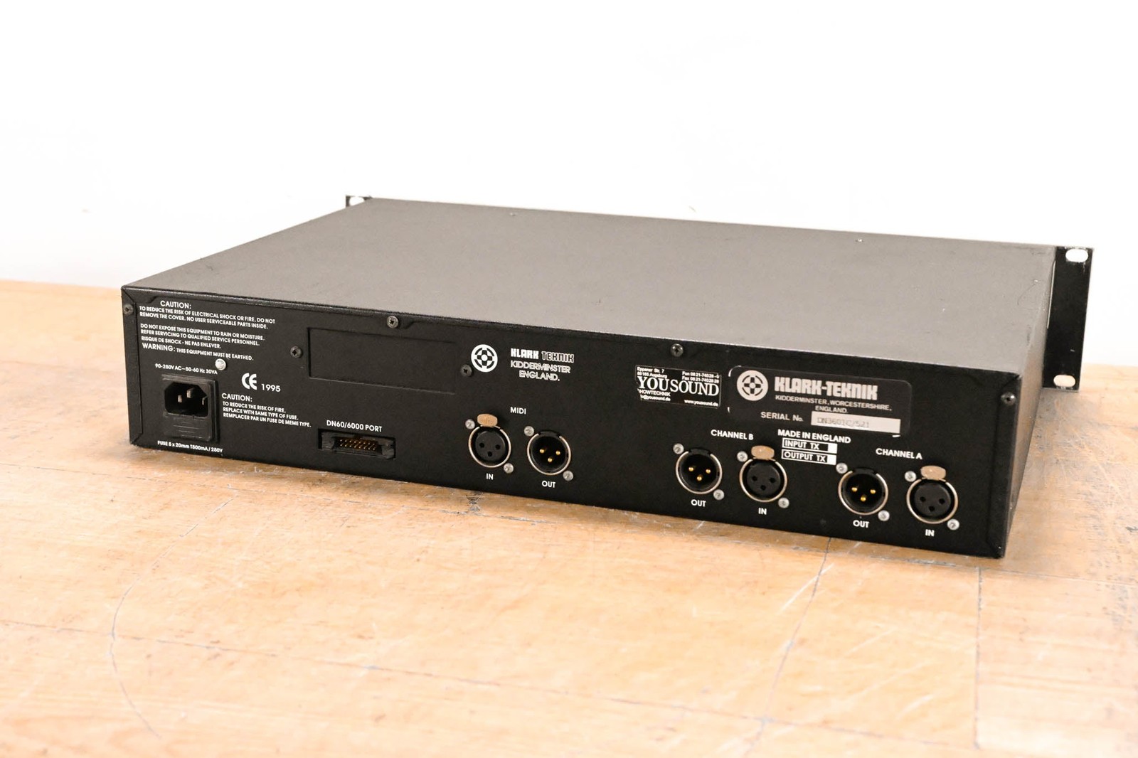 Klark Teknik DN3601 Programmable Slave Graphic Equalizer CG01XRT