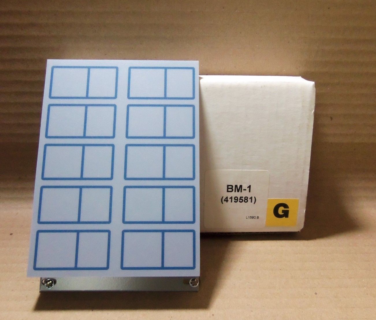 New In Box Notifier BM-1 Blank Module Dress Plate Selling in 1 Lot of 3