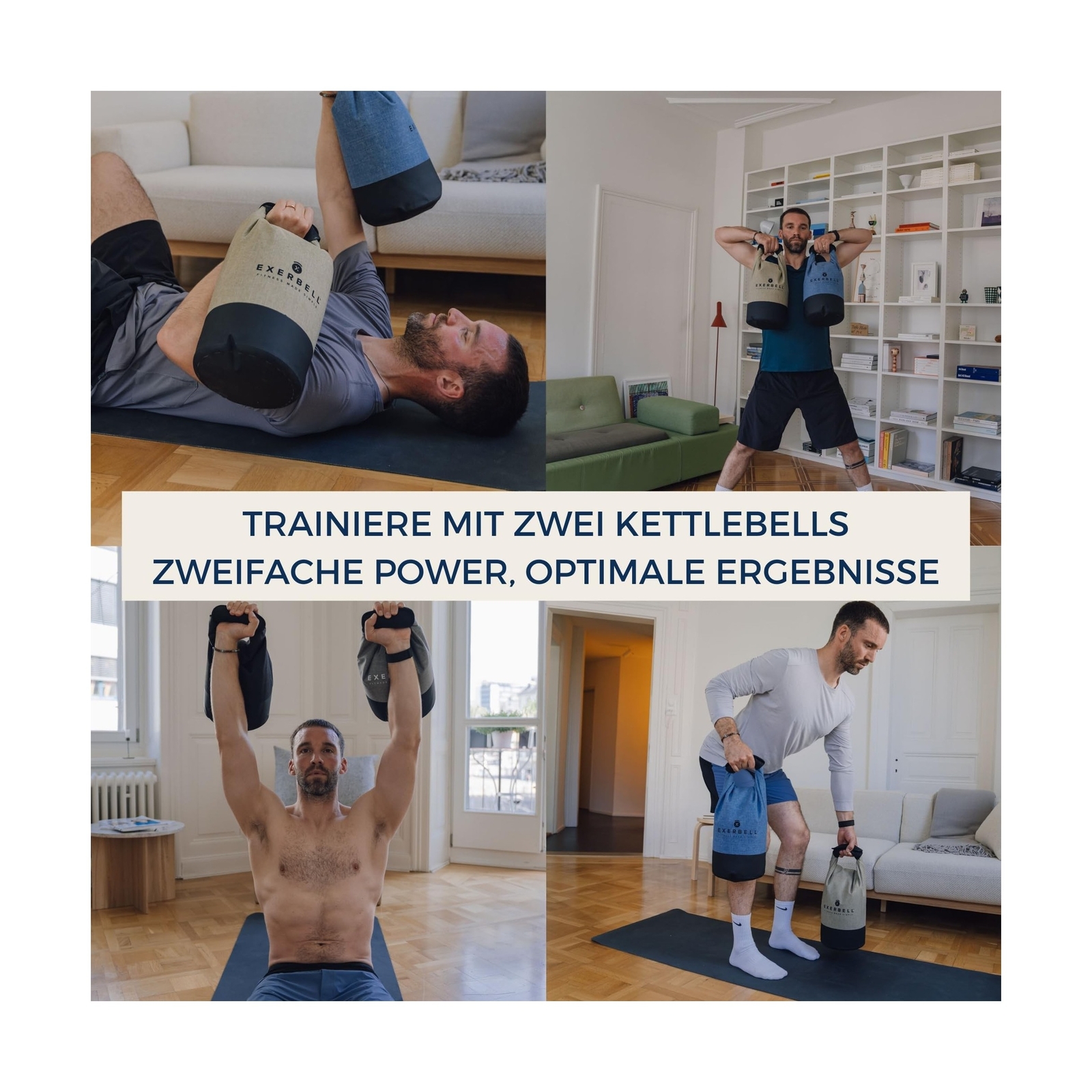 Foldable & adjustable kettlebell 2-14 kg – water- and sandbag kettlebell &