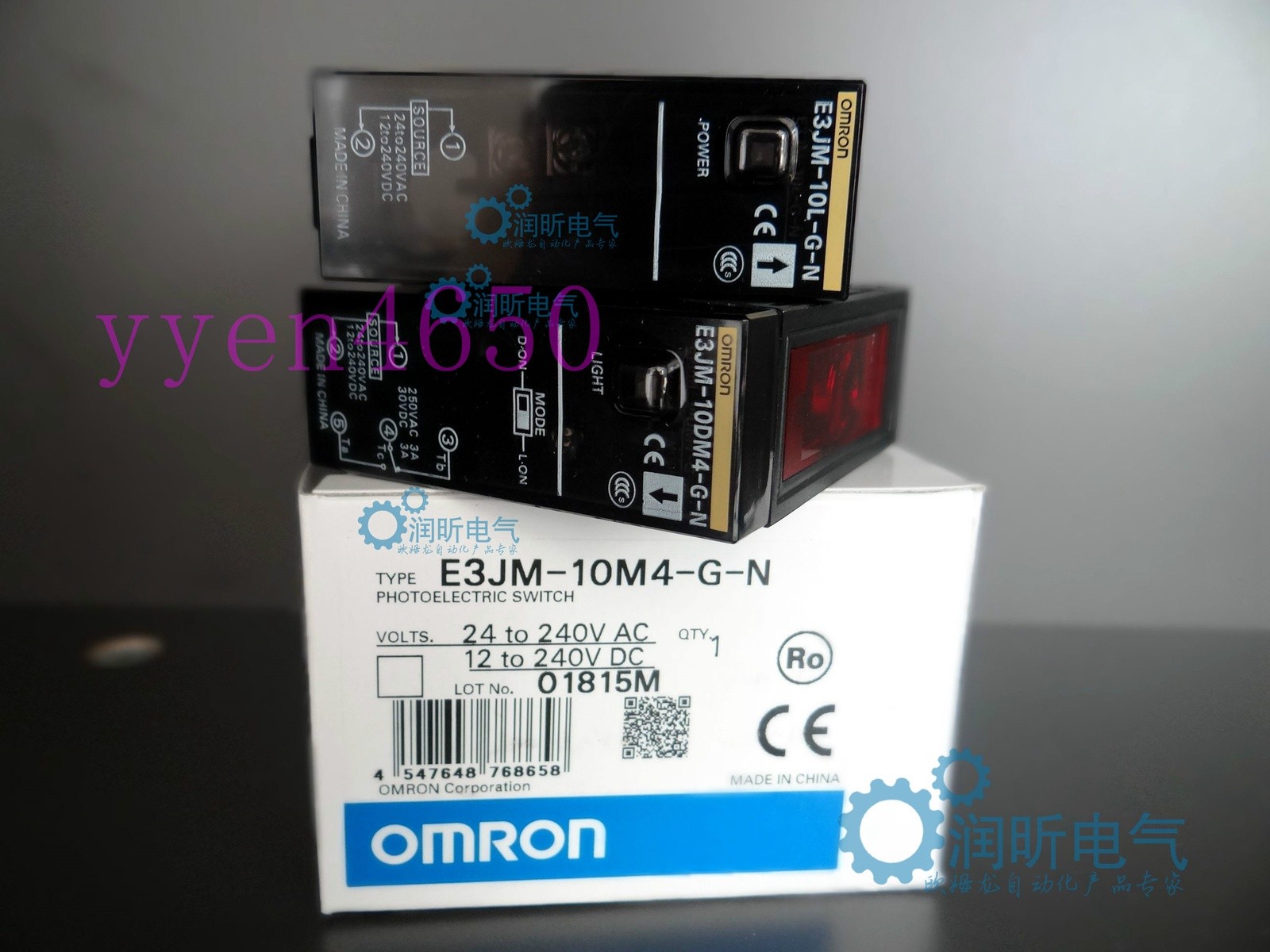 ONE Photoelectric Switch E3JM-10M4-G-N Brand NEW E3JM10M4GN #jg