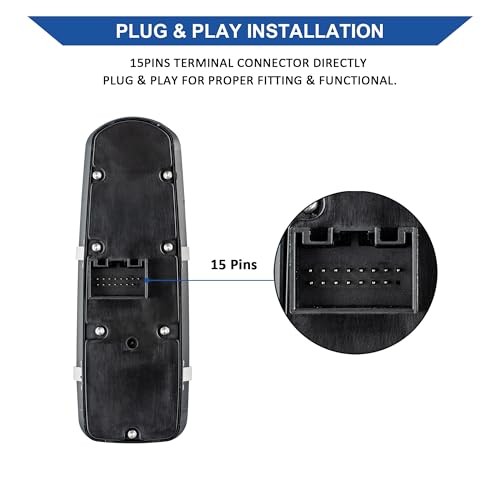 Master Power Window Switch Driver Side Compatible with Porsche Macan 2015