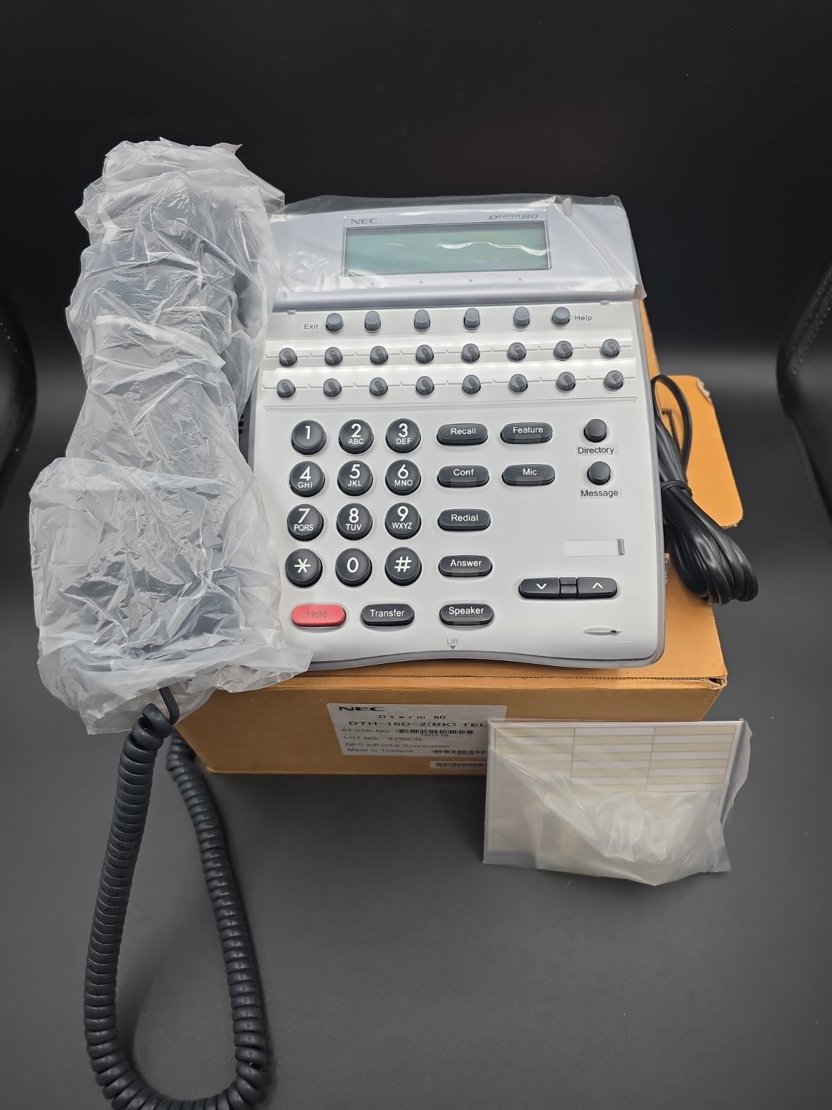 NEC Dterm Series DTR-16D-2 (WH) Telephone Phone