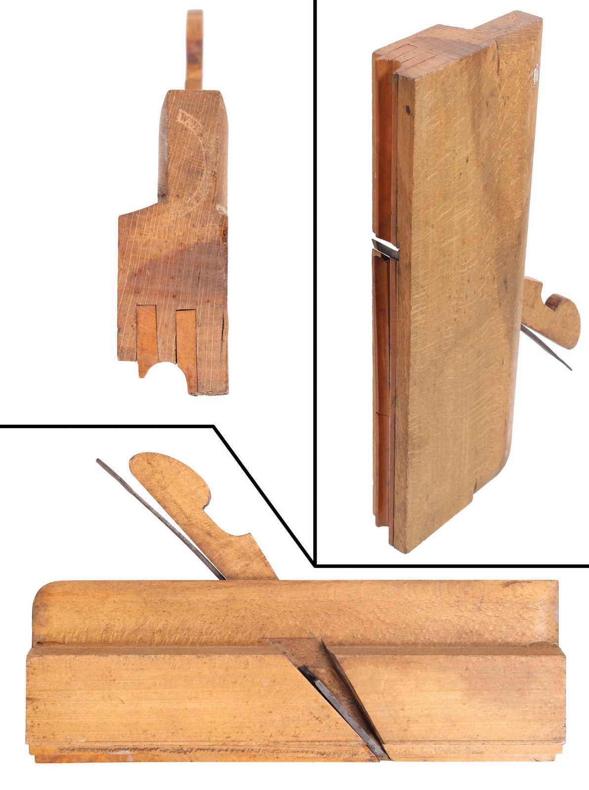 W.H. Spalding & Company, Elmira, N.Y.- 1/2" Size Double Boxed Bead Molding Plane