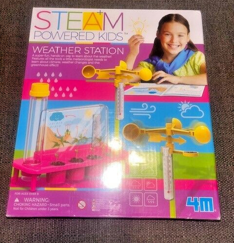 4M Steam Powered Kids - Weather Station Fun Educational Science Activity Set