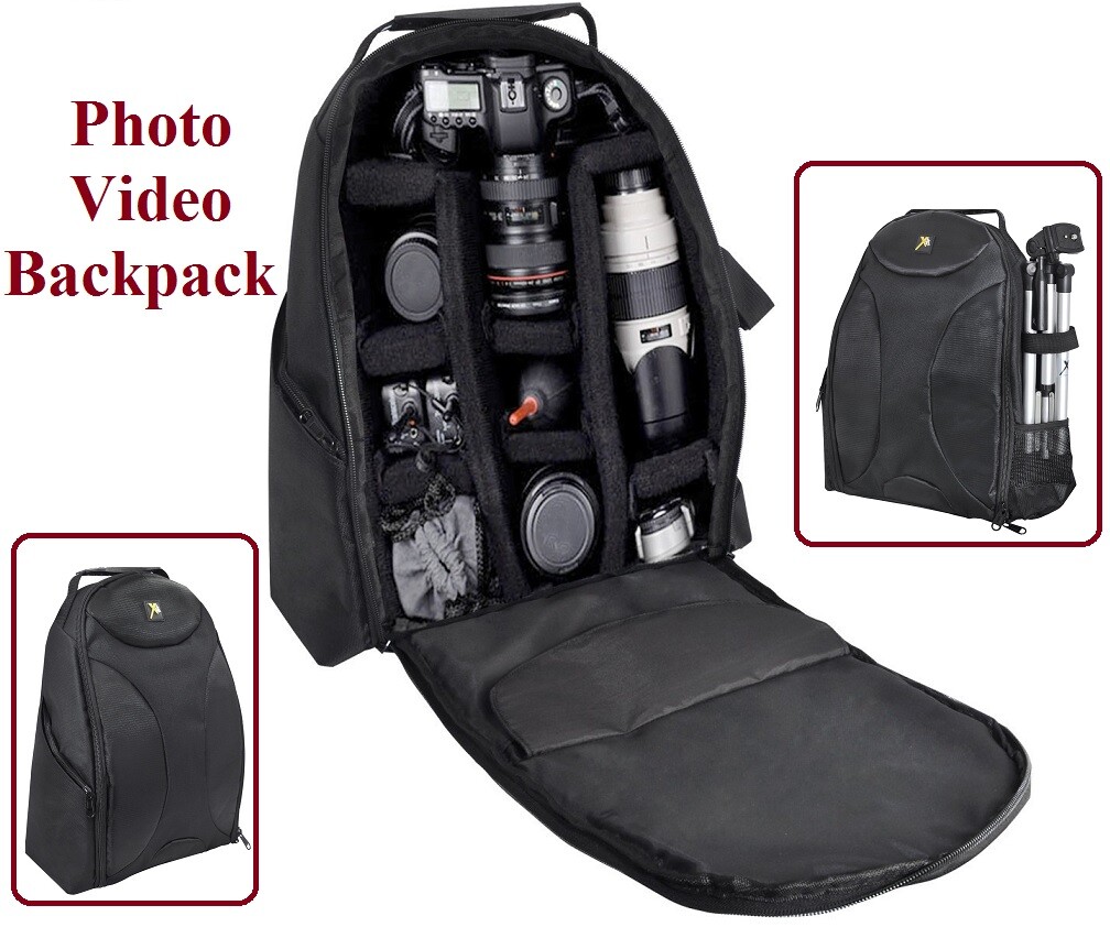 Pro Deluxe Backpack Case Camera Bag For Canon EOS M6 M50