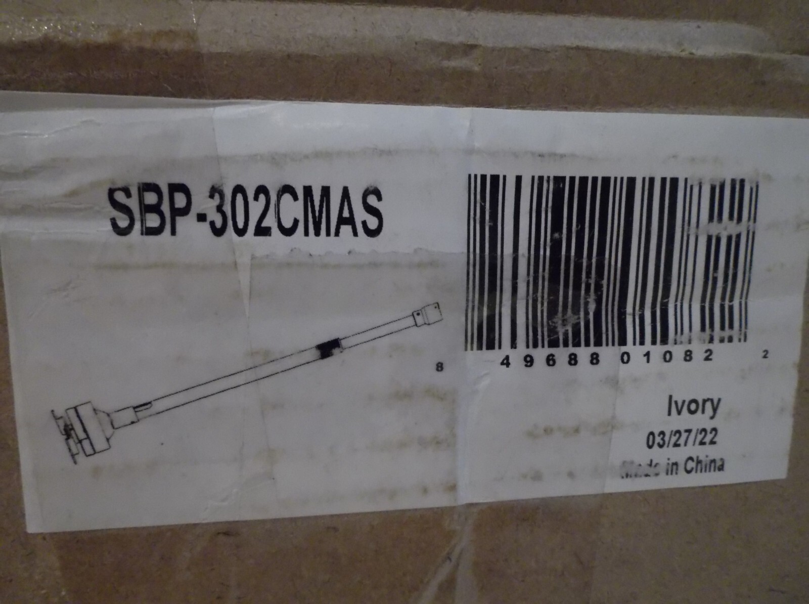 Hanwha SBP-302CMAS Ceiling Mount for Network Camera, Ivory