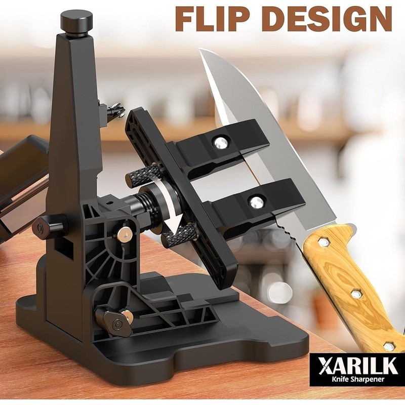 Portable Folding Knife Sharpening System Adjustable Diamond Grit Sharpener New