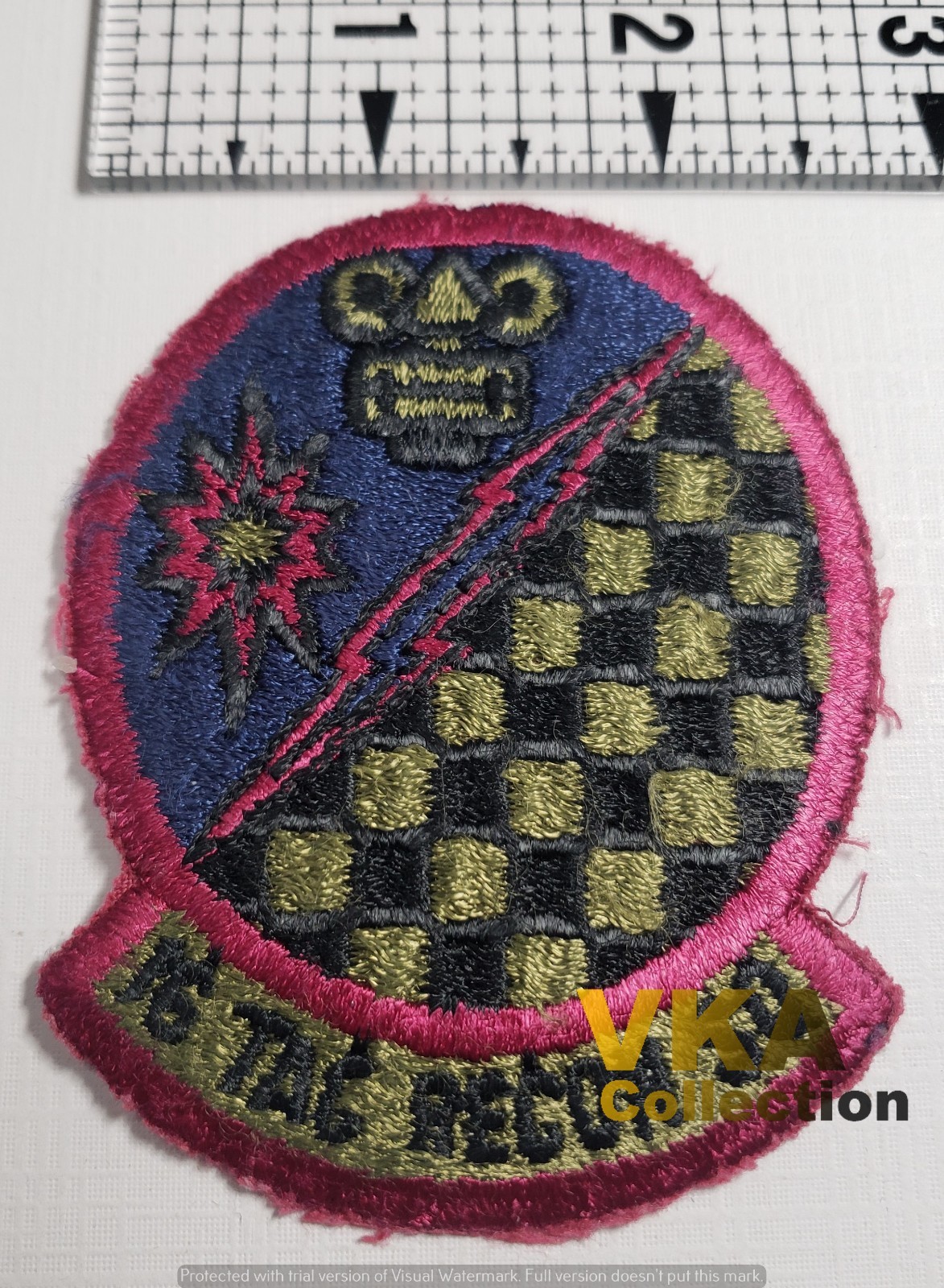 Cut Edge USAF 16th Tactical Recon Squadron Subdued Patch