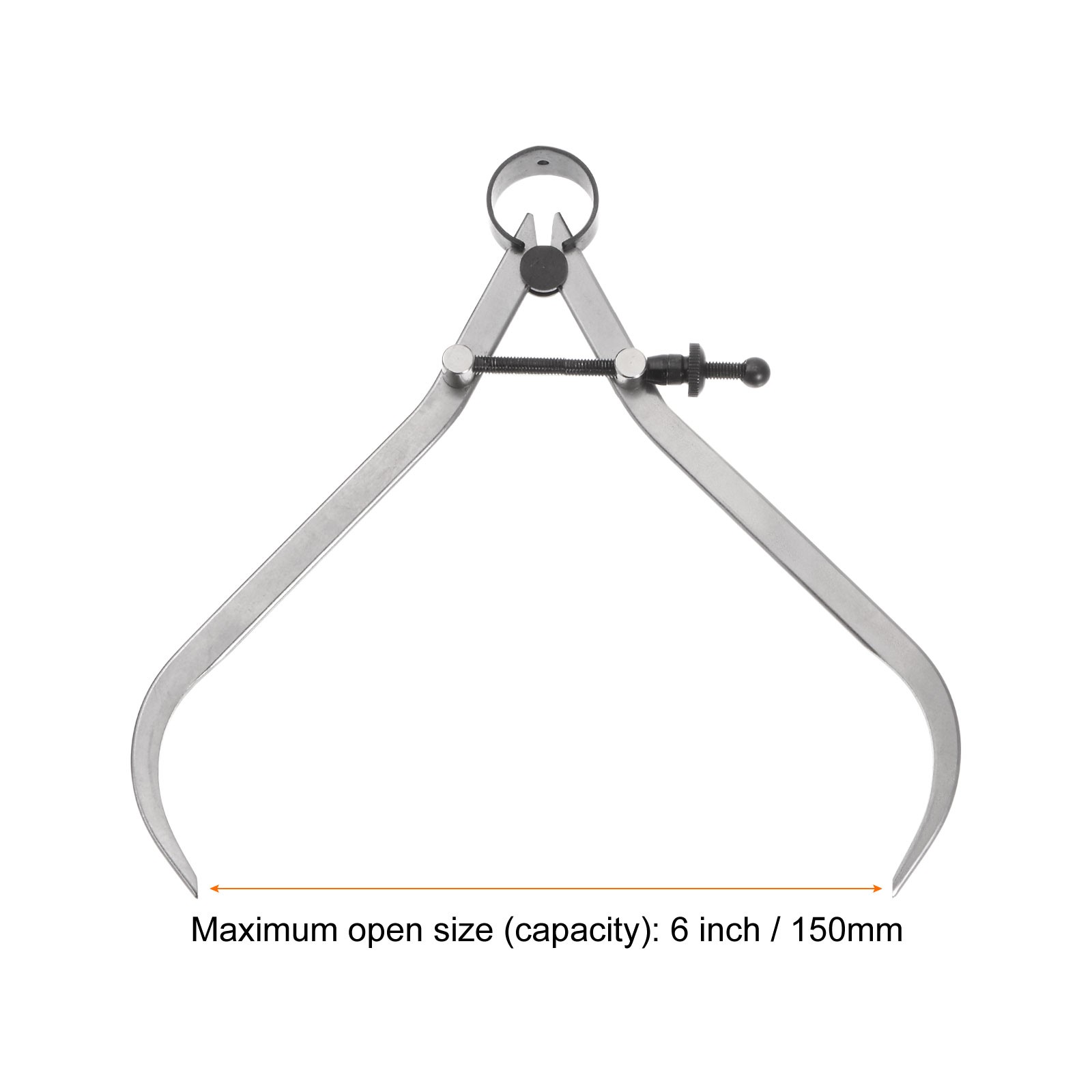 Spring Joint Caliper 6" 150mm Adjustable Spring Outside Caliper with Solid Nut