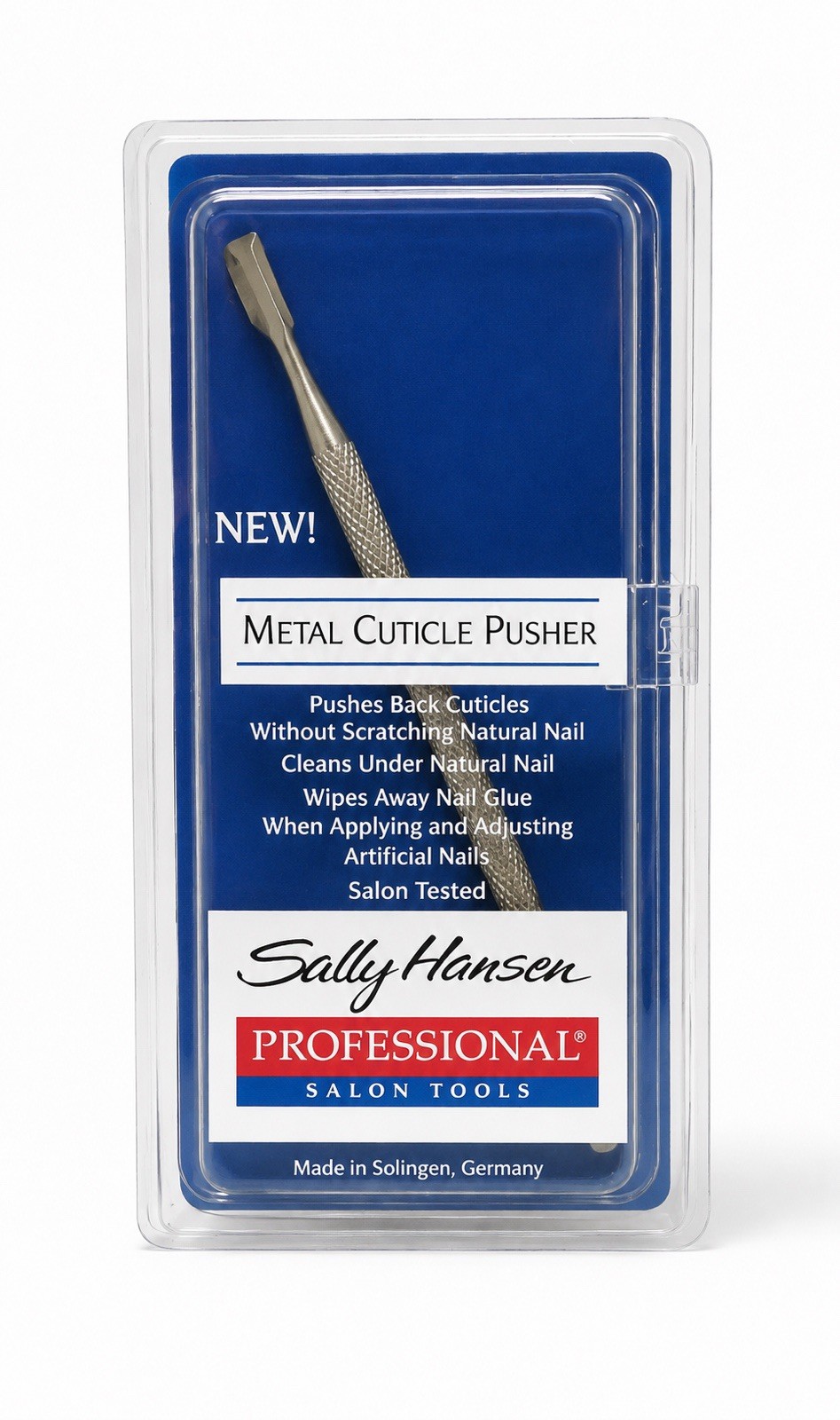 Sally Hansen Professional Salon Tools Metal Cuticle Pusher Made In Germany