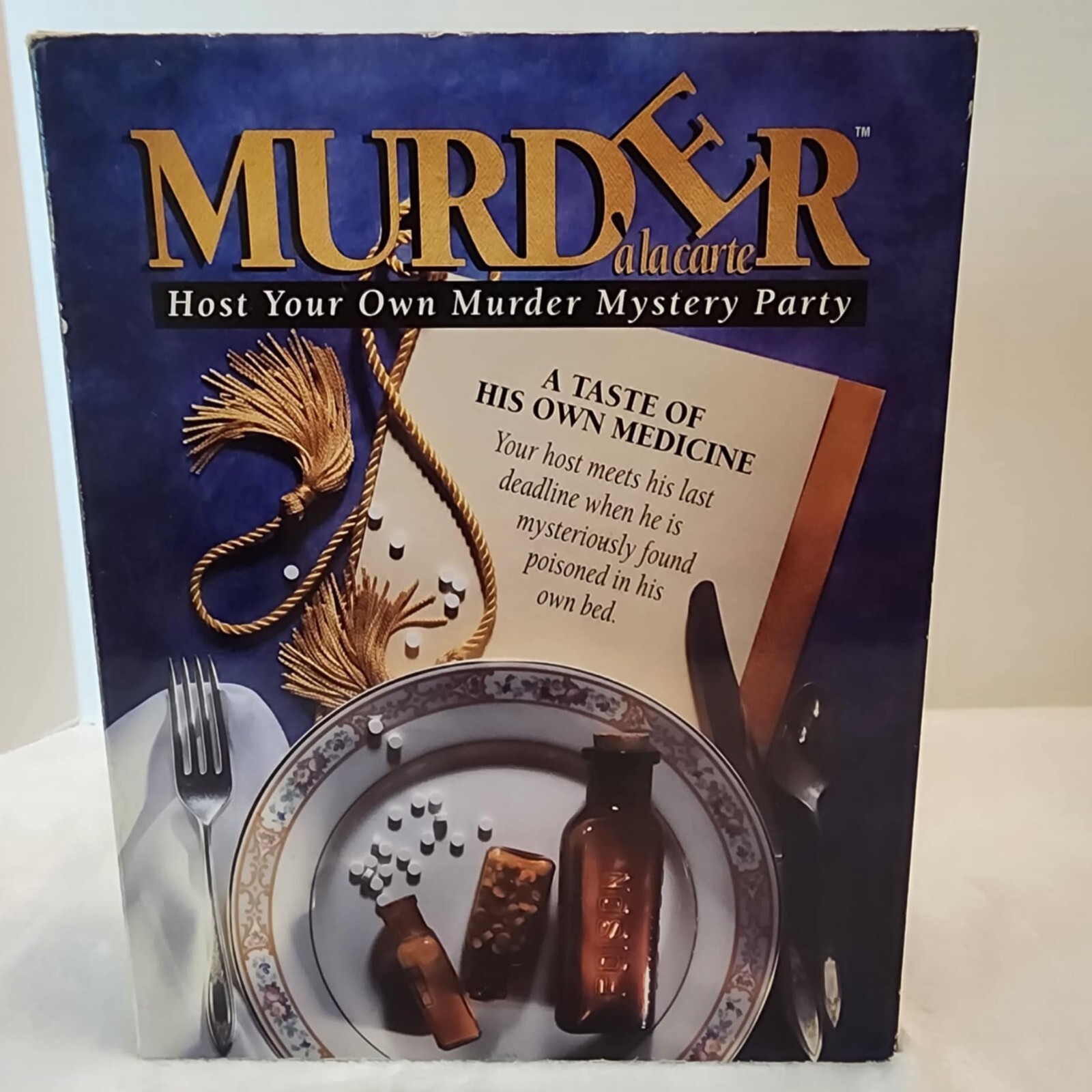 Host Your Murder Mystery Party Murder ALaCarte “A Taste Of His Own Medicine”