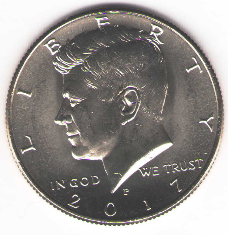 US. 2017-P. Kennedy Half Dollar. Uncirculated.