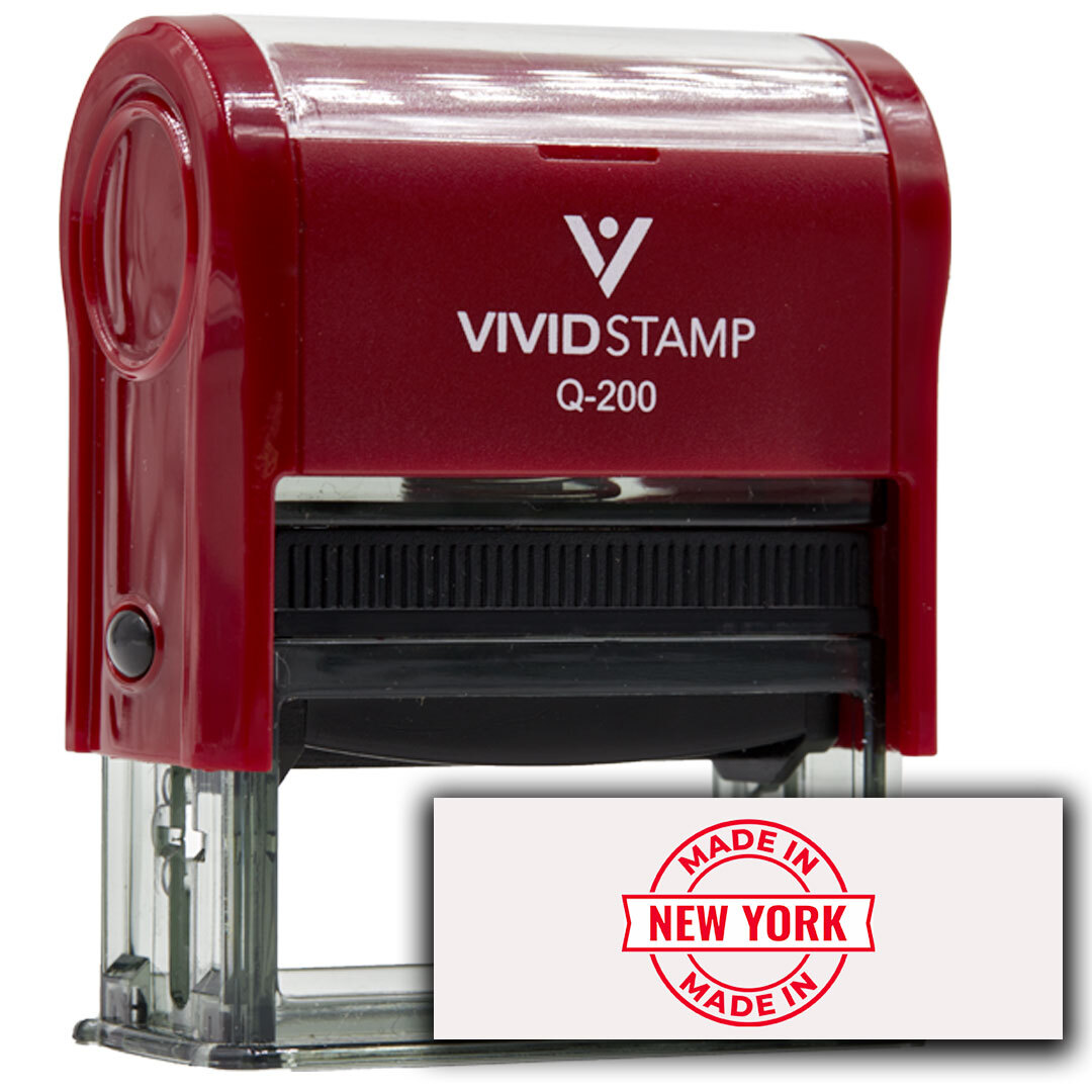 All Quality Made In New York Self-Inking Rubber Stamp