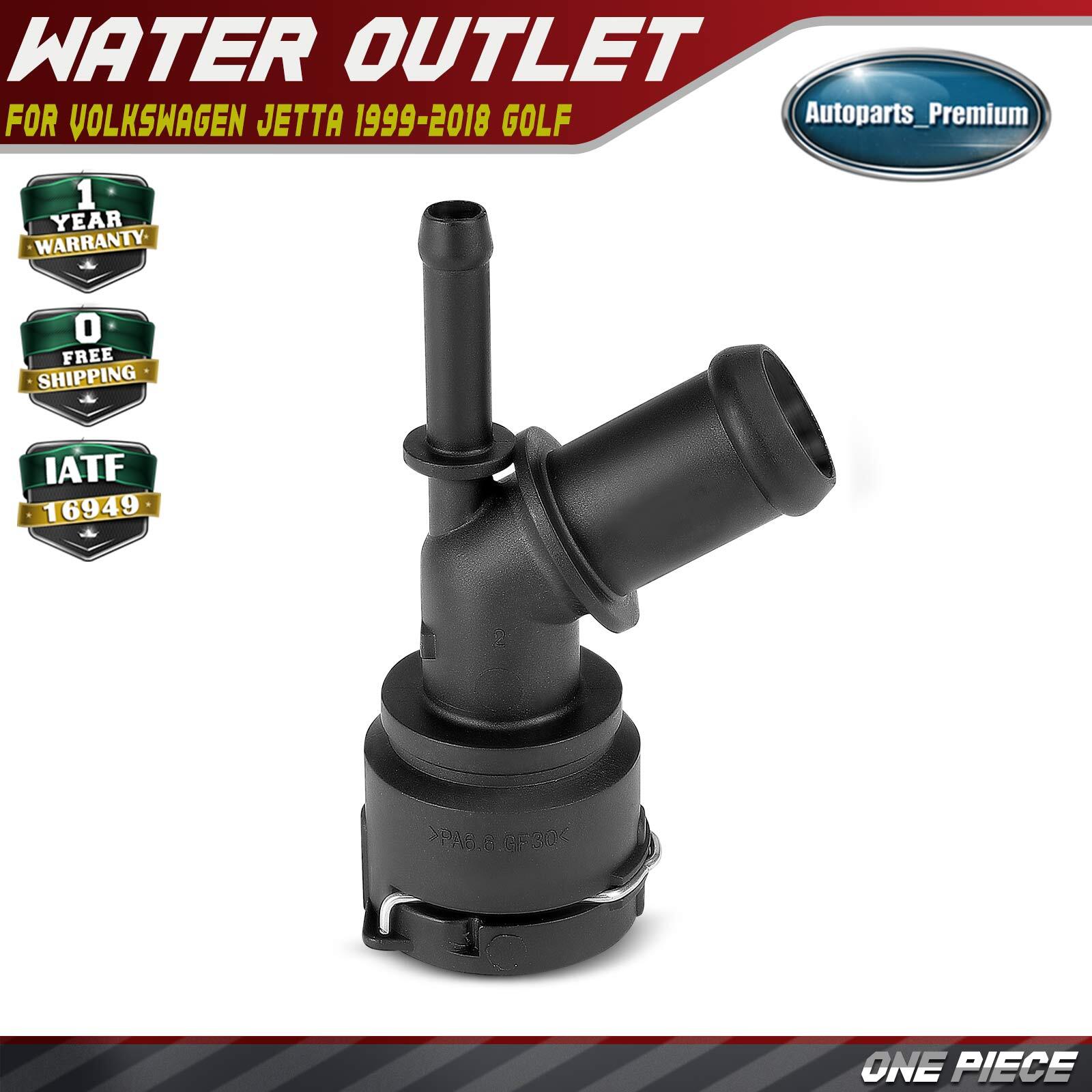 45° Radiator Coolant Hose Connector for Volkswagen Jetta 1999-2018 Golf Beetle