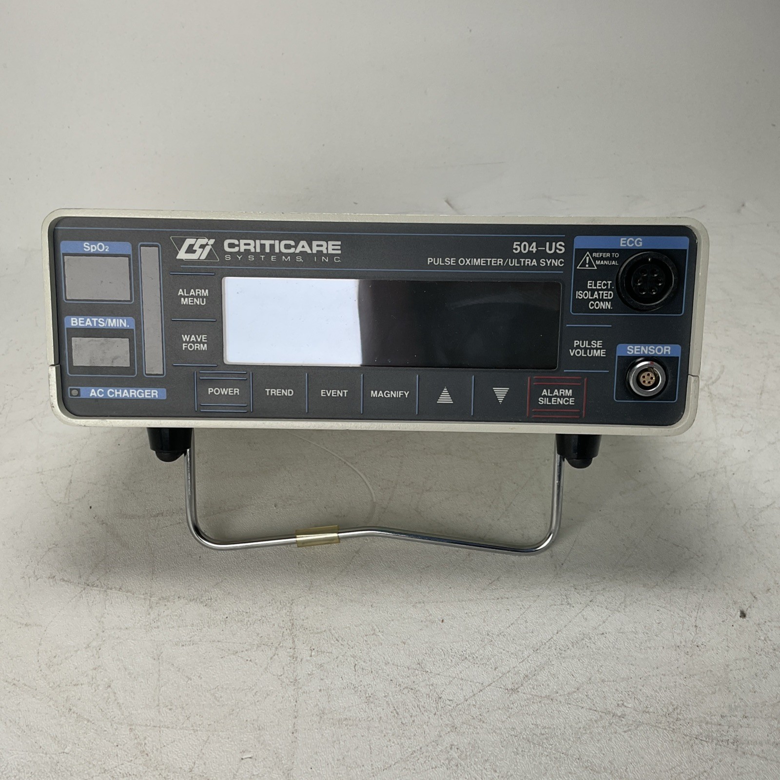 ACE Medical Equipment Criticare Systems 504-US Pulse Oximeter / Ultra Sync