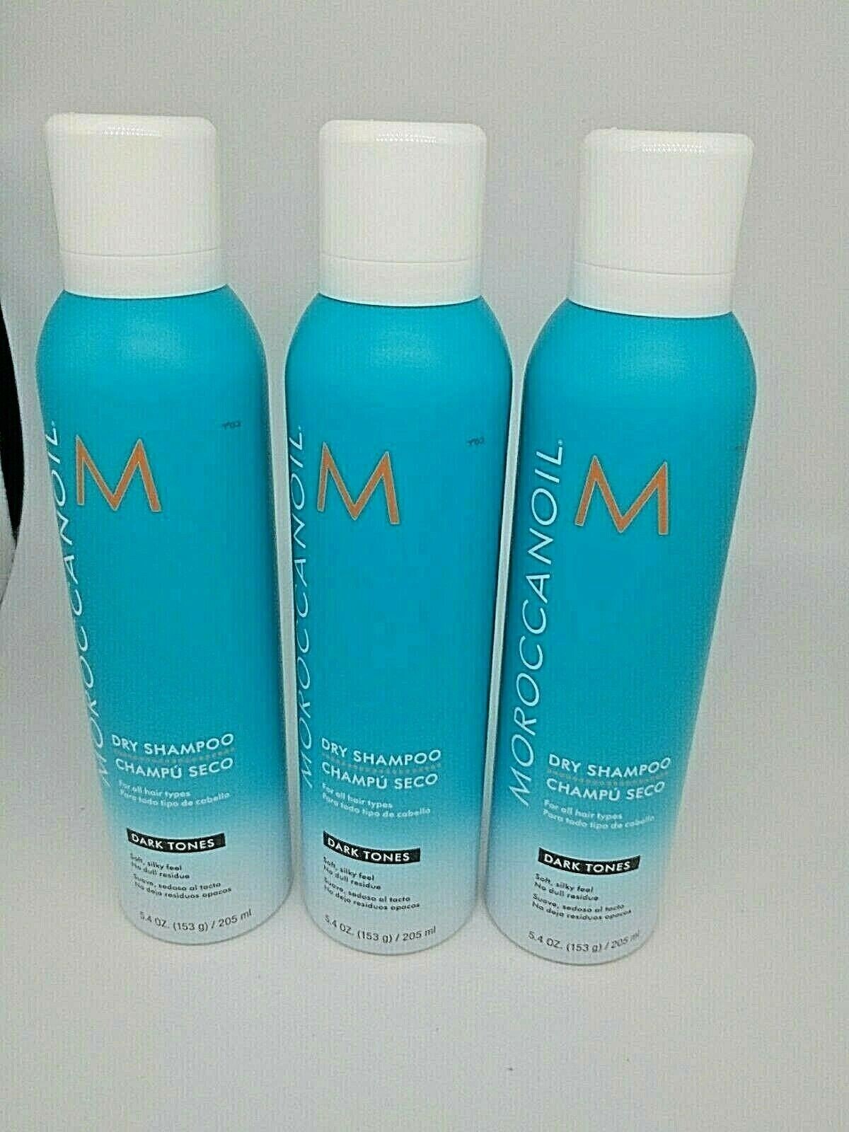 (3x) SAME DAY SHIP Moroccanoil Dry Shampoo 5.4 oz - Dark Tones (THREE PACK)