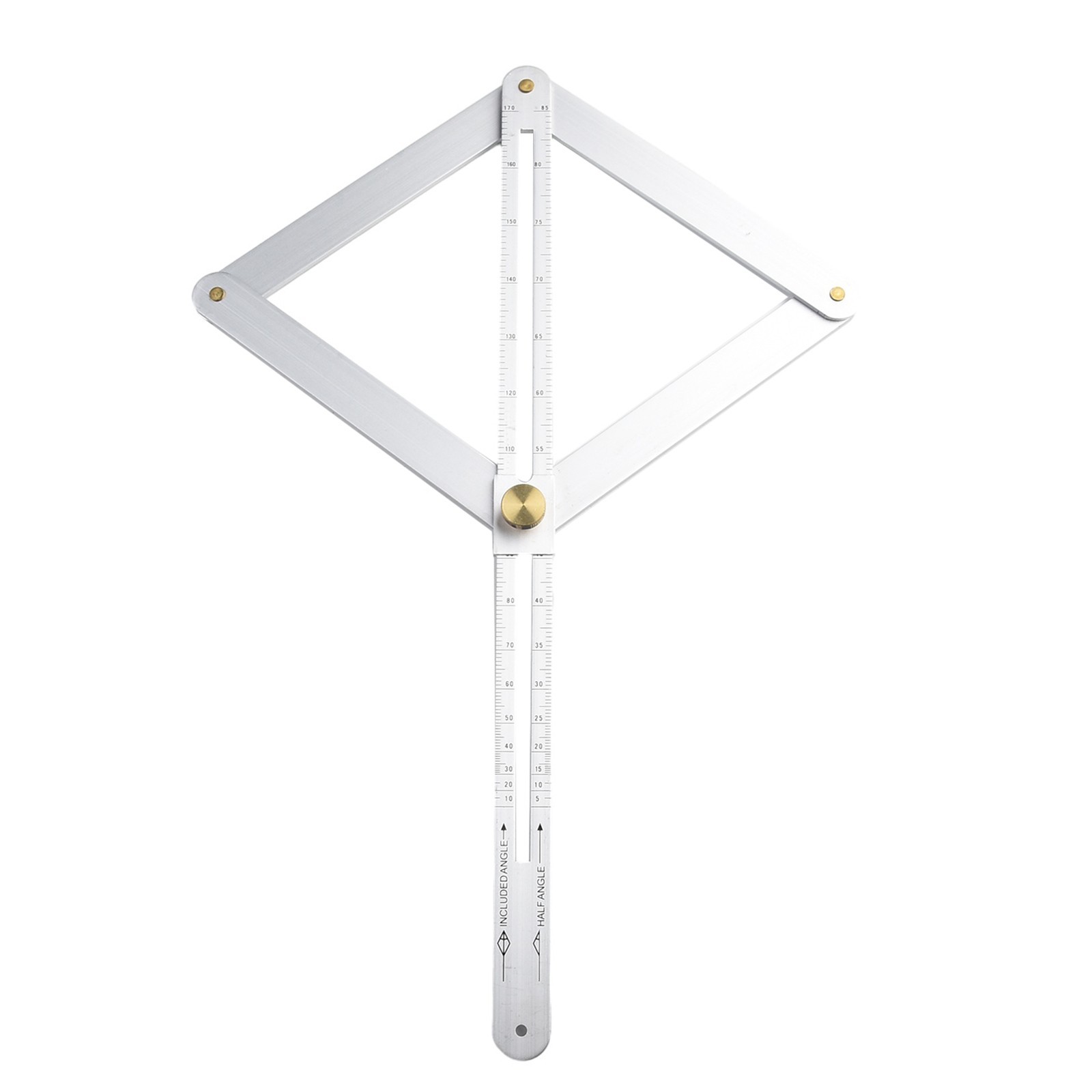 Protractor Square Protractor Measurements Multi-Angle Stainless Steel Tool