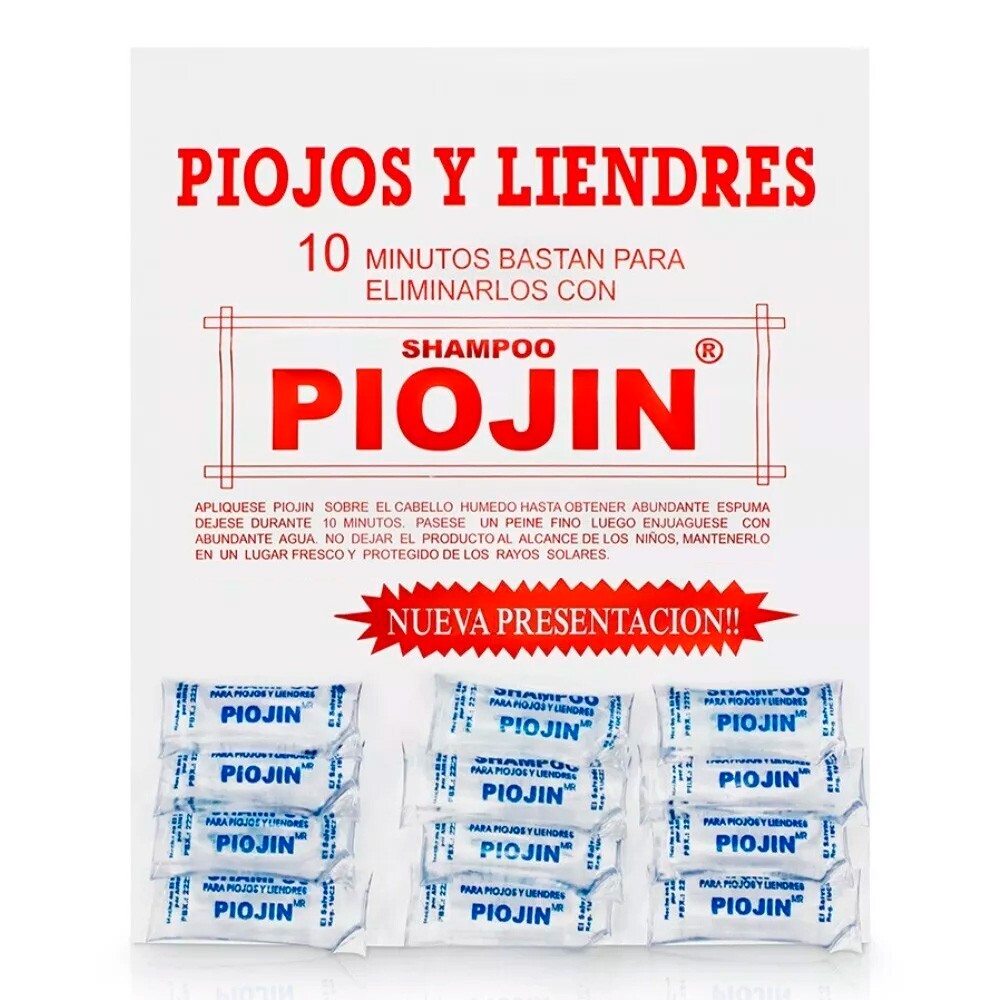 Shampoo Piojin Display x 12
