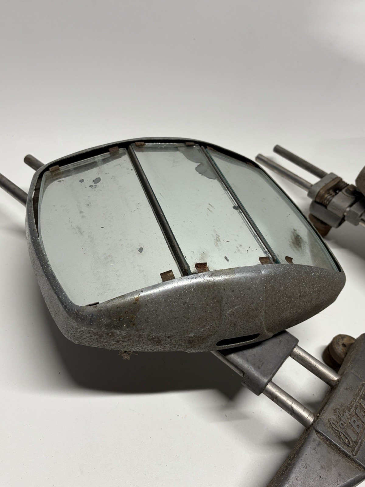 Set If 2 John Bean 1940s Visualiner Alignment Wheel Adjustable Clamp Mirrors