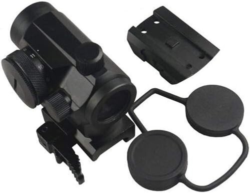 Red Dot Sight with QD Riser Mount, Dual Layers of Glass,4 MOA, 11 Brightness Set