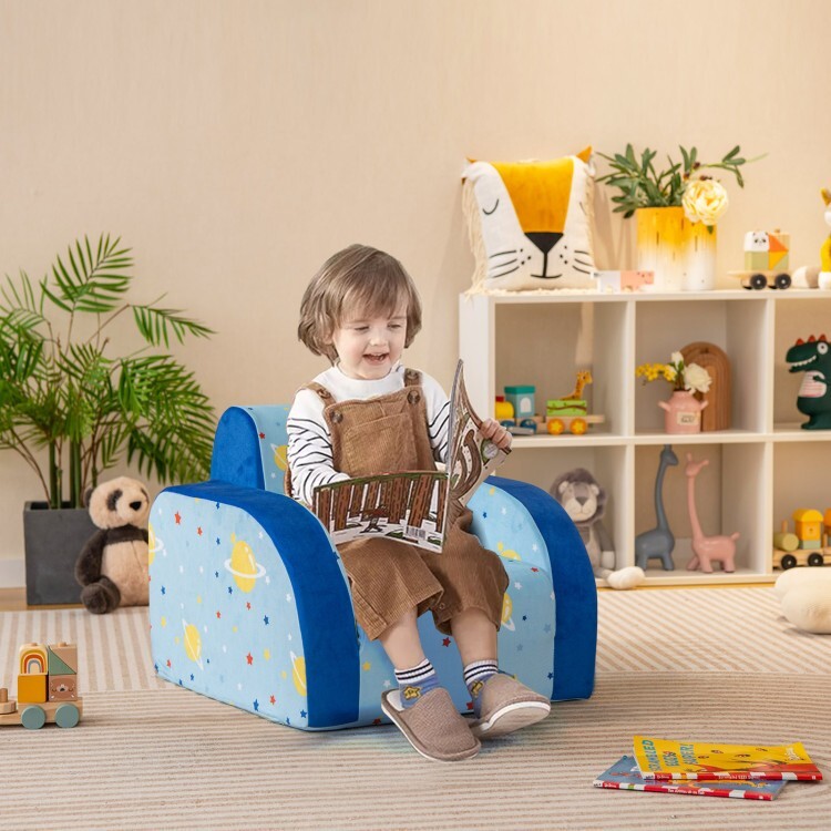 3in1 Convertible Lightweight Kids Sofa Chair kids Sofa Bed Living Room Gift Kids