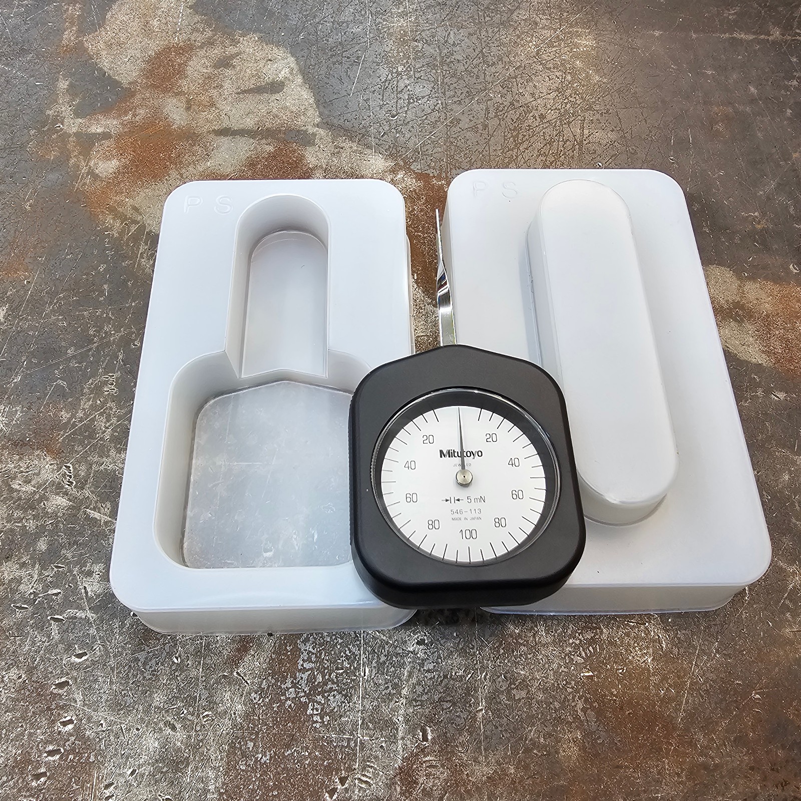Mitutoyo 10mN – 100mN Dial Tension Gauge for Relays, Switches, Springs 546-113