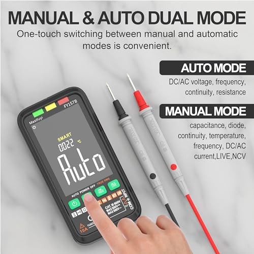 Multimeter Digital, Rechargeable Electrical Tester, NCV Intelligent Multi