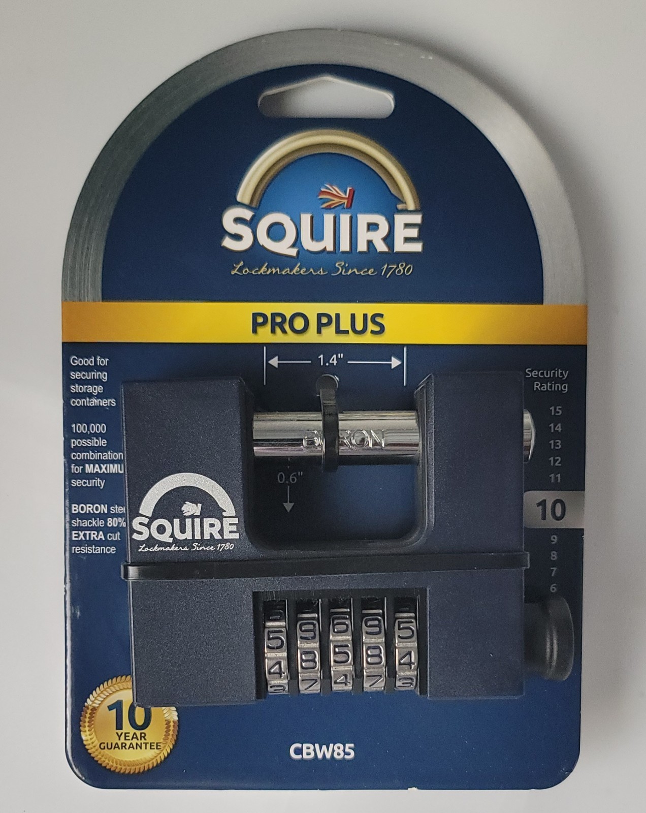 Combination Lock Squire Pro Plus Cbw85