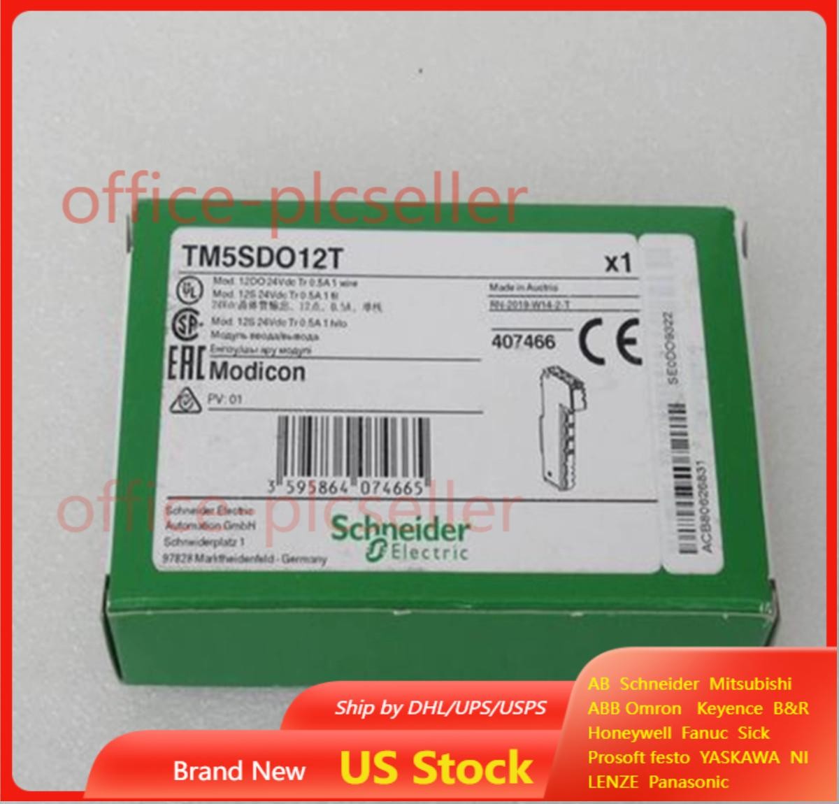 NEW SCHNEIDER TM5SDO12T Digital Output Module US Free TAX