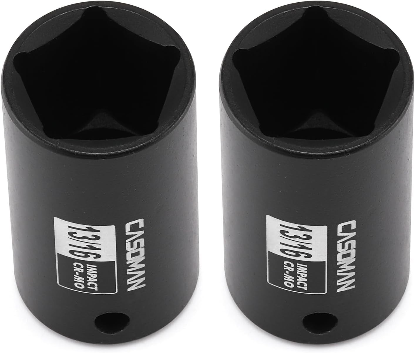 2PCS 1/2" Drive 13/16" Penta Sockets 5-Point Utility Socket CR-MO Removes