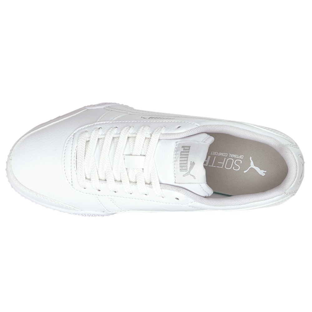 PUMA Bella Lace Up Womens White Sneakers Casual Shoes 38066302