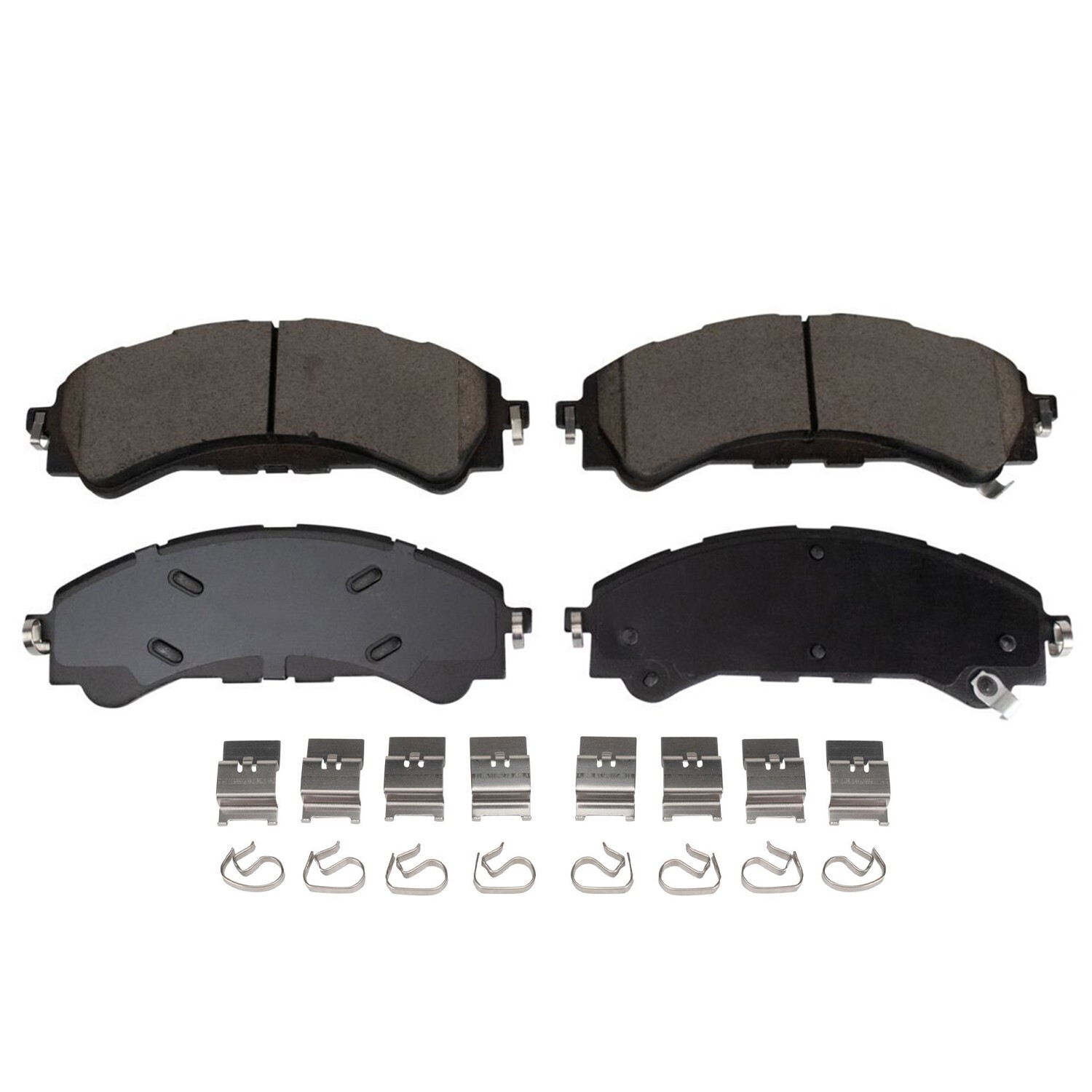 Front Ceramic Brake Pads w/ Hardware for 2019 2020 2021 2022 Ford Ranger Bronco