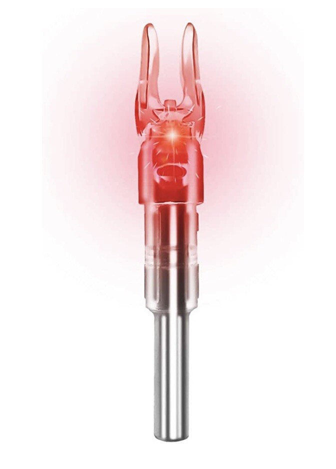 Lighted arrow nocks