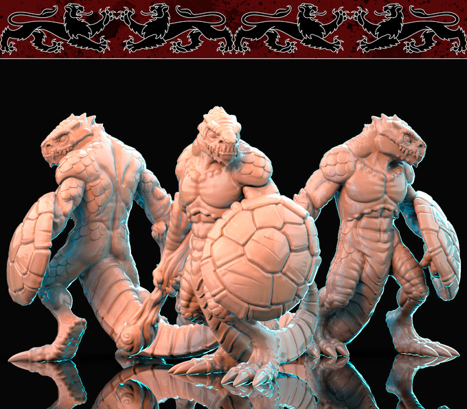 Dungeons & Dragons Playable Character - Lizardfolk - Warrior, Fighter, Ranger