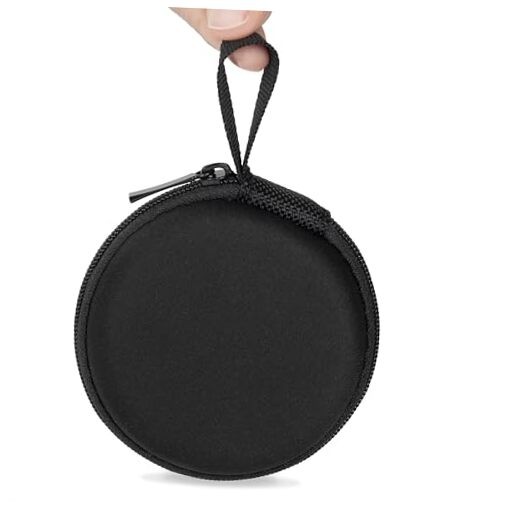 Mini-Portable Hard Shell Earbuds Case for Apple EarPods Headphones USB 1 Black