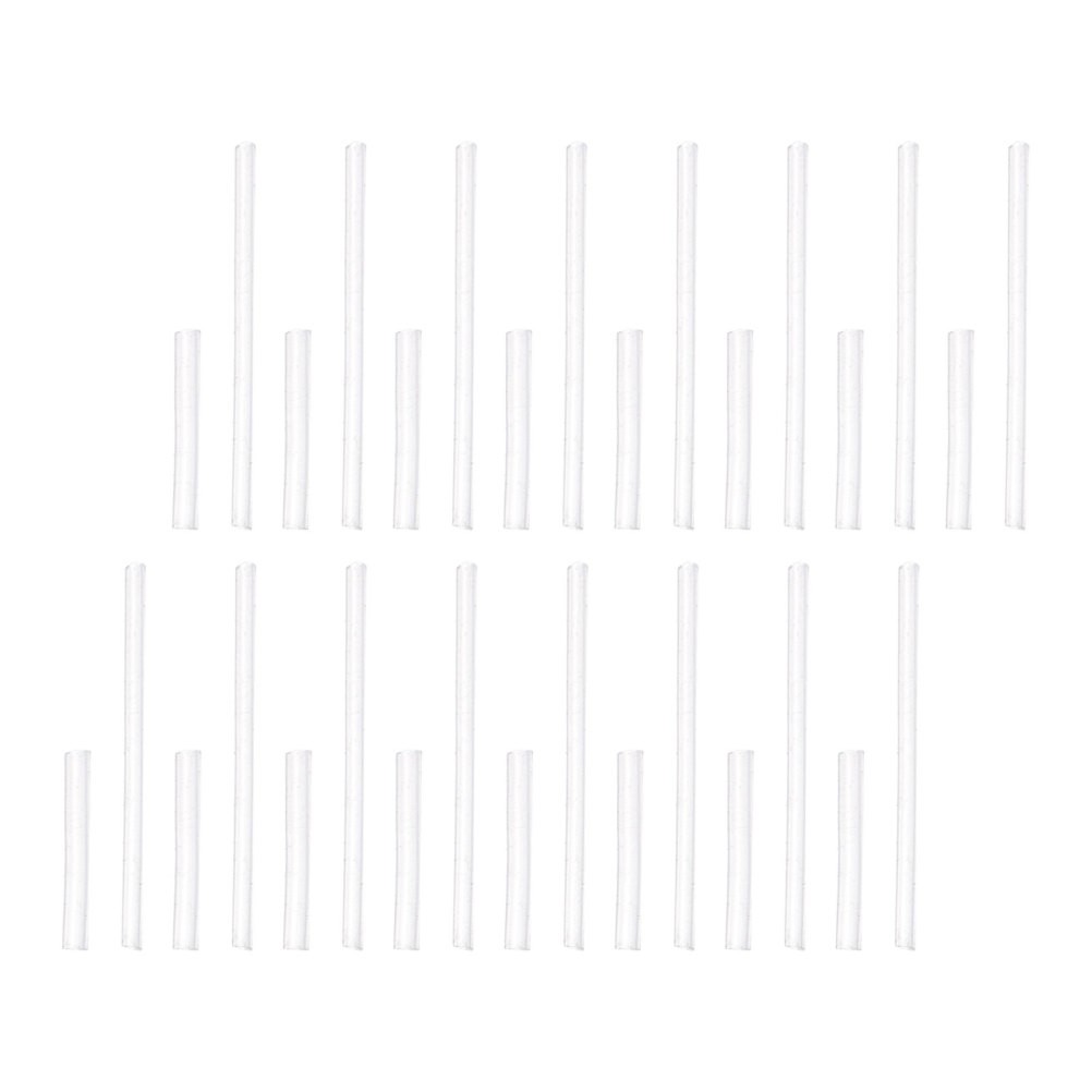 100 Pcs Earrings Protector Protectors Silicone Clear Sleeve Retainer