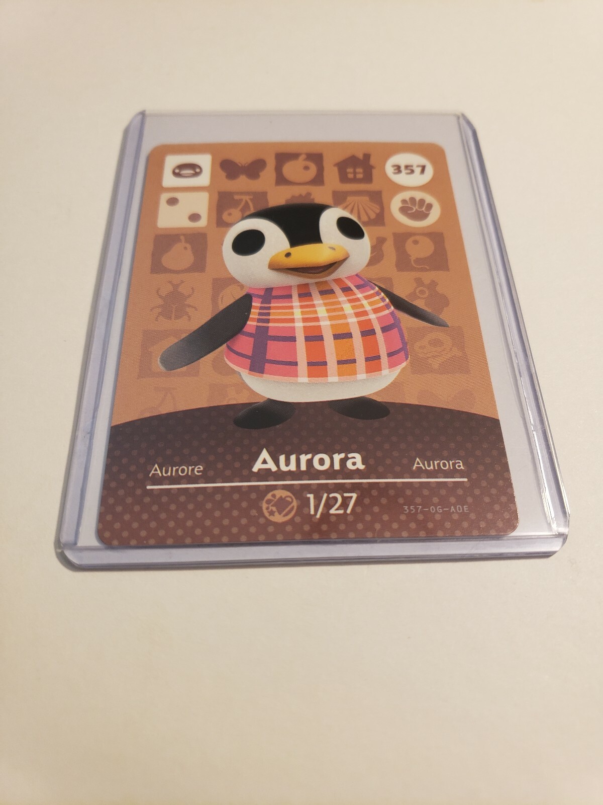 Aurora # 357 Animal Crossing Amiibo Card AUTHENTIC Series 4 NEW NEVER SCANNED!