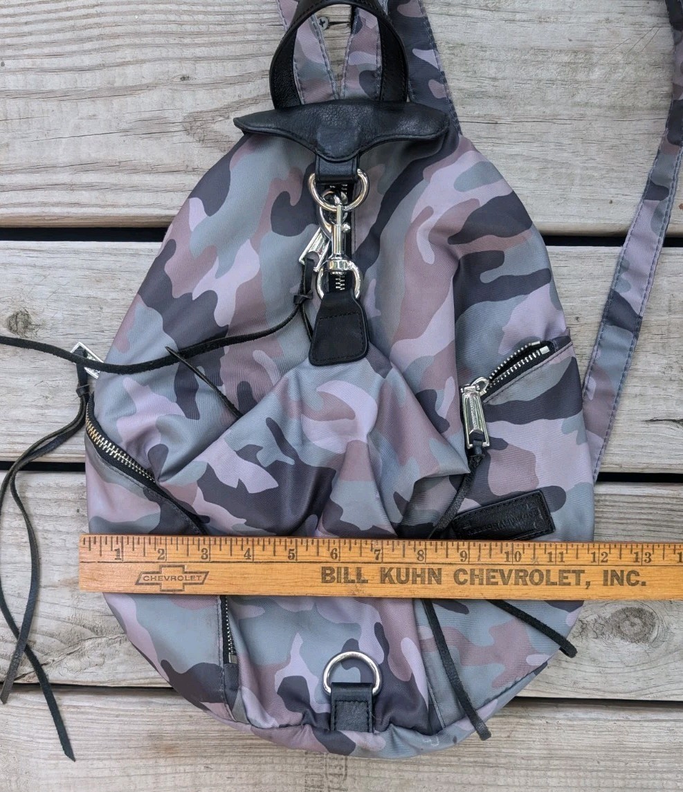 Rebecca Minkoff Julian Nylon Backpack Camo EUC