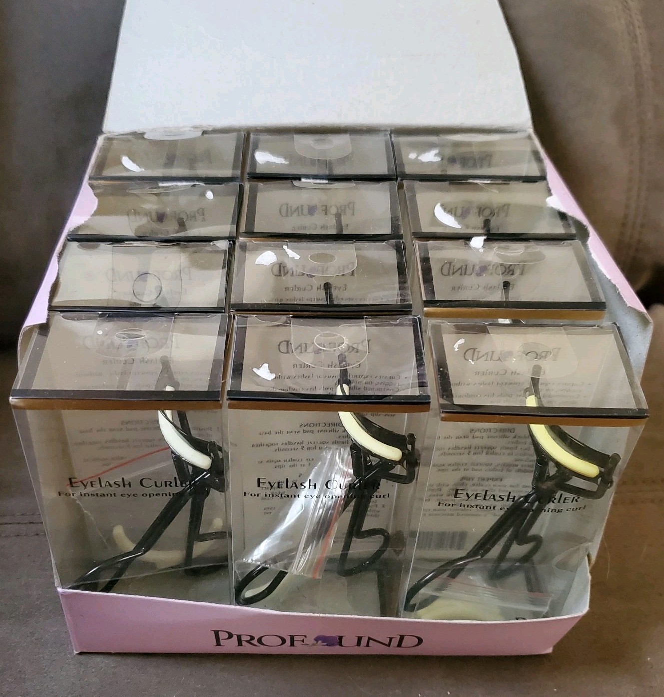 Pack of 12 Profound EYELASH CURLERS Wiith Silicone Pad Refills BRAND NEW IN BOX