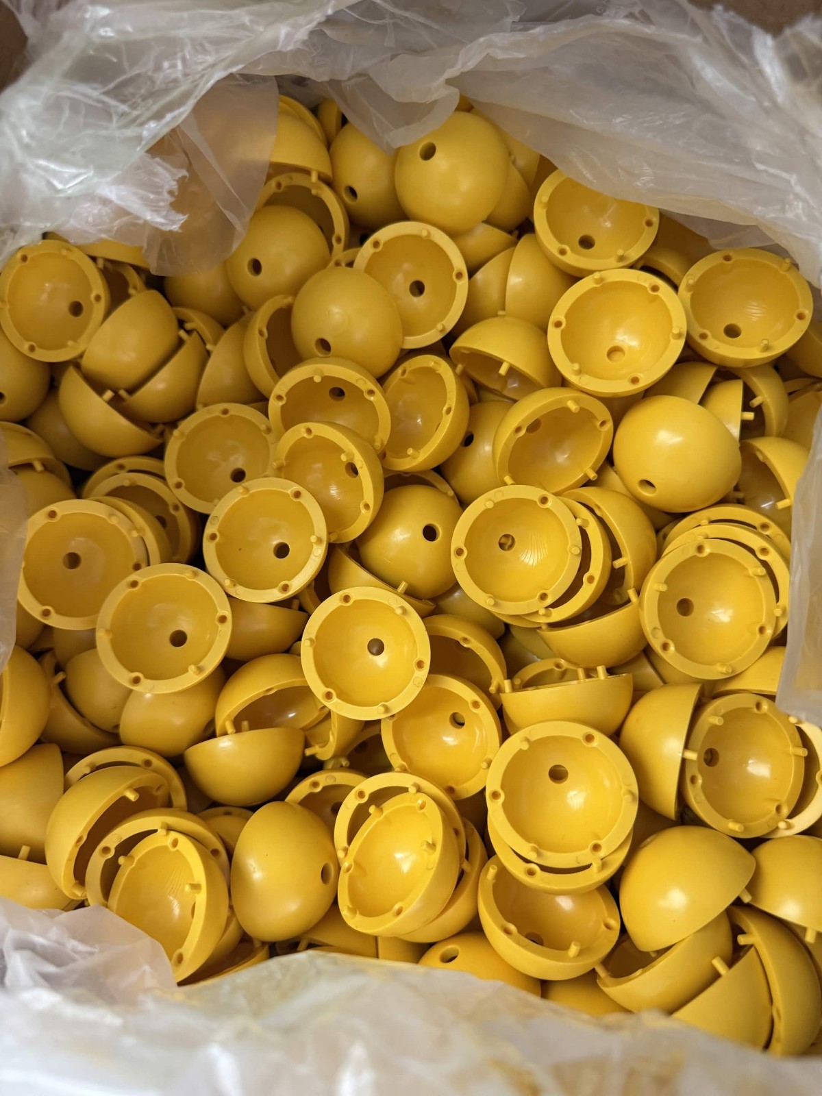 (8) K’NEX Balls – Yellow – 46 mm – BRAND NEW