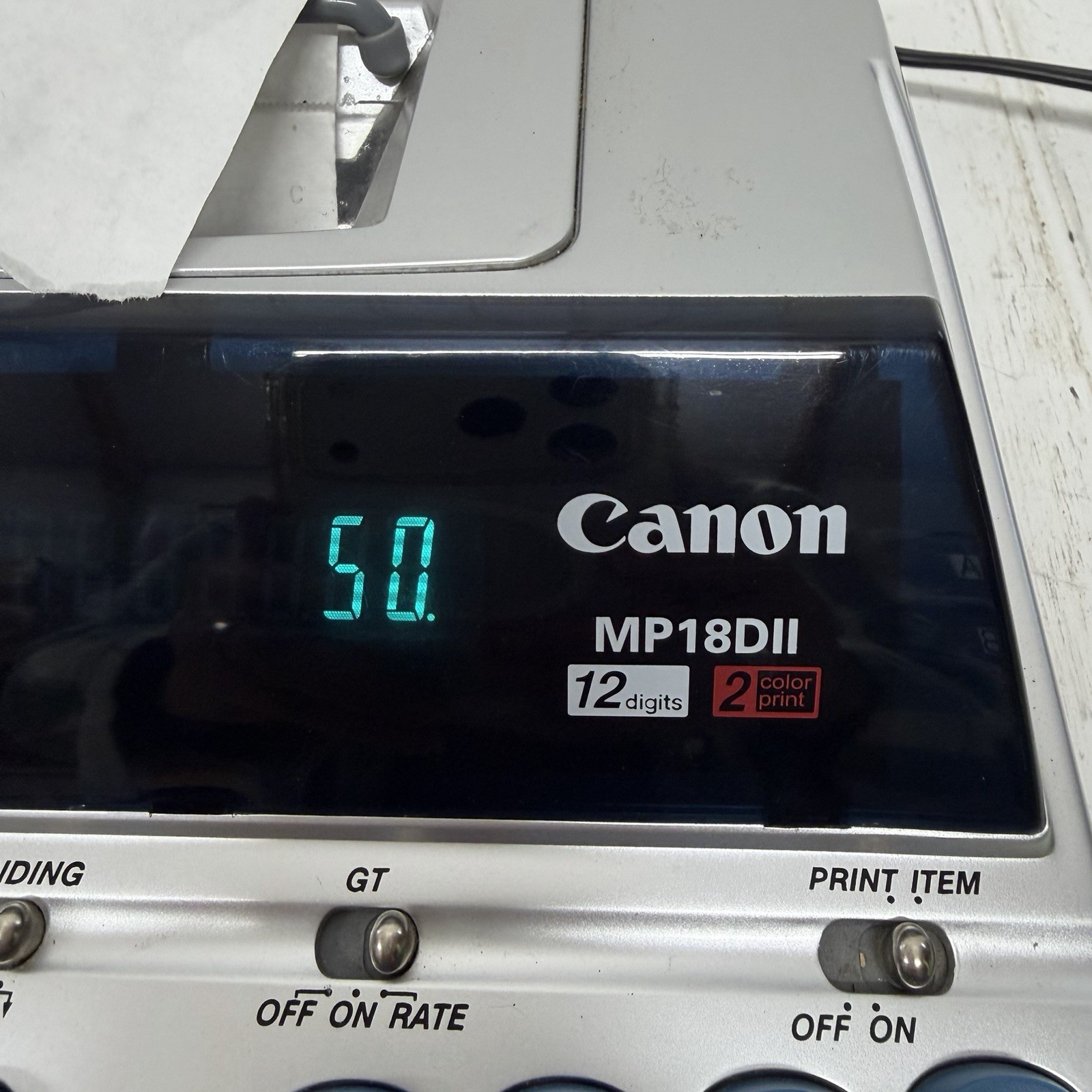 canon mp18d ii Adding Machine Used TESTED
