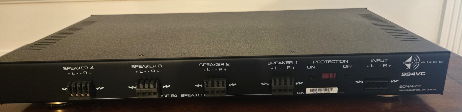 Sonance SS4VC 4-zone Stereo Speaker Selector with separate Volume Controls