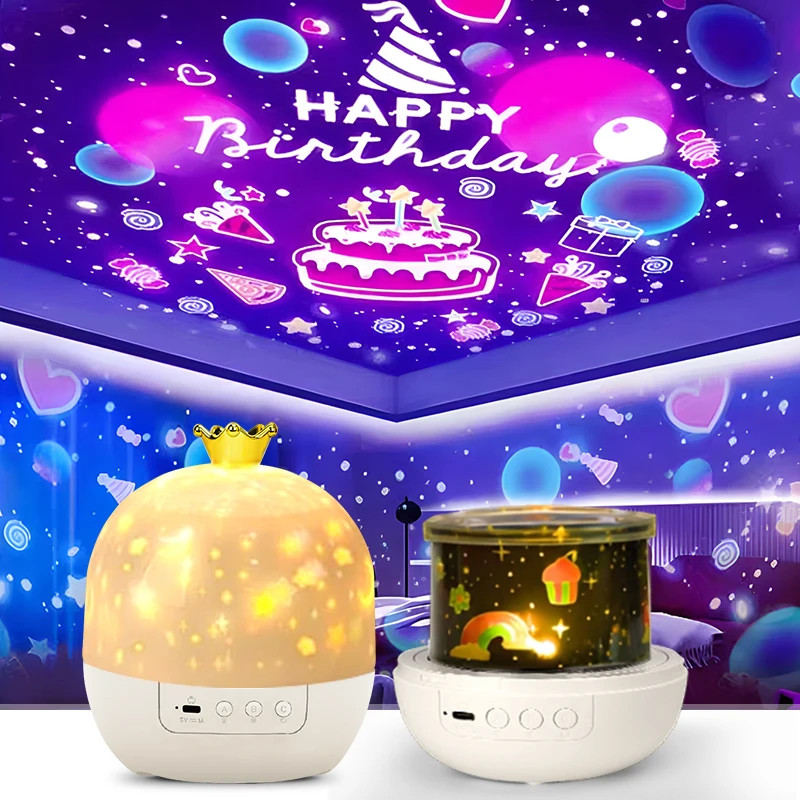 Rotating Star Light Projector Room Living Room Sky