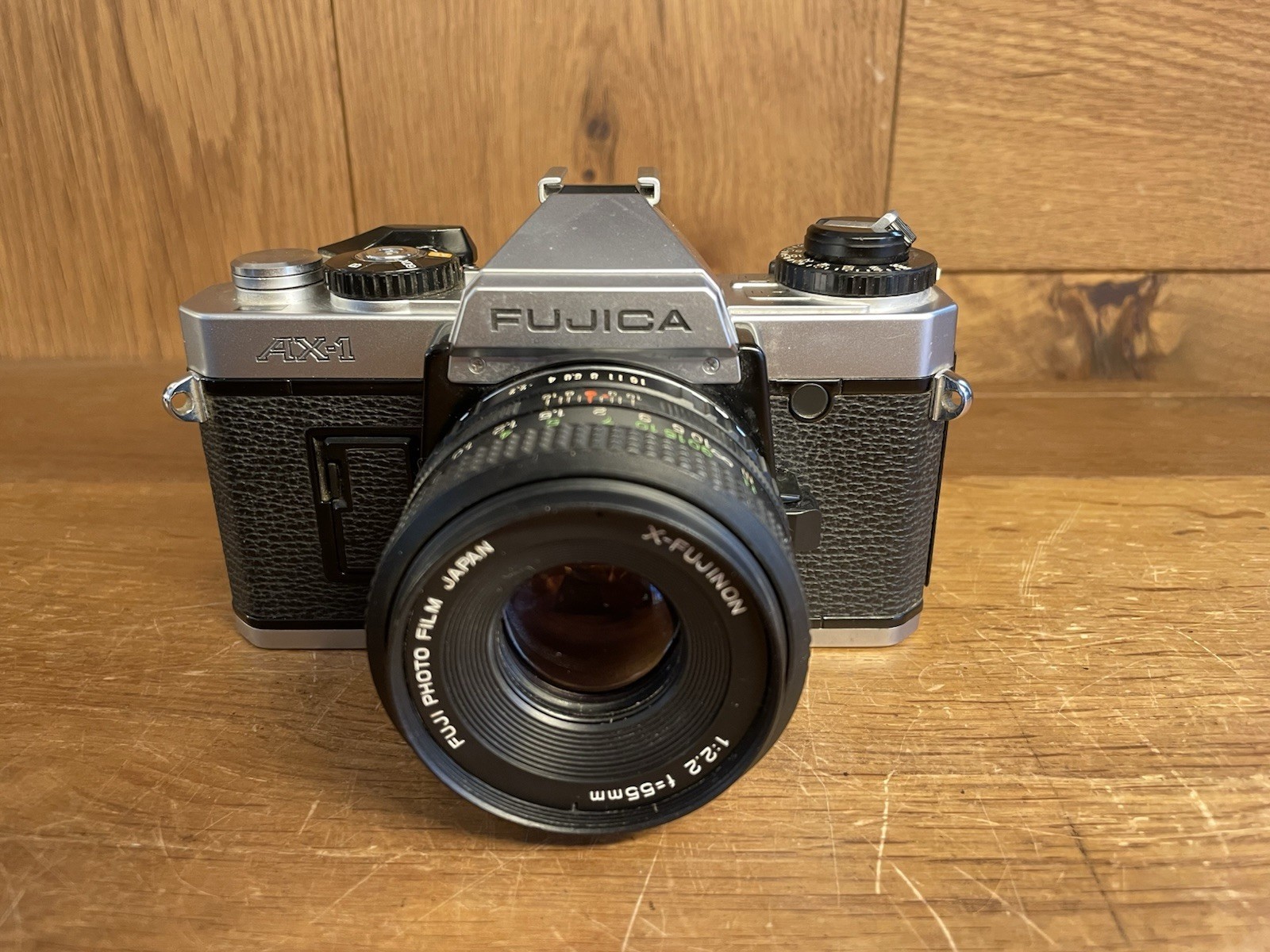 *Near Mint* Fuji Fujica AX-1 Film Camera X-Fujinon 55mm F/2.2 Standard Lens /JPN