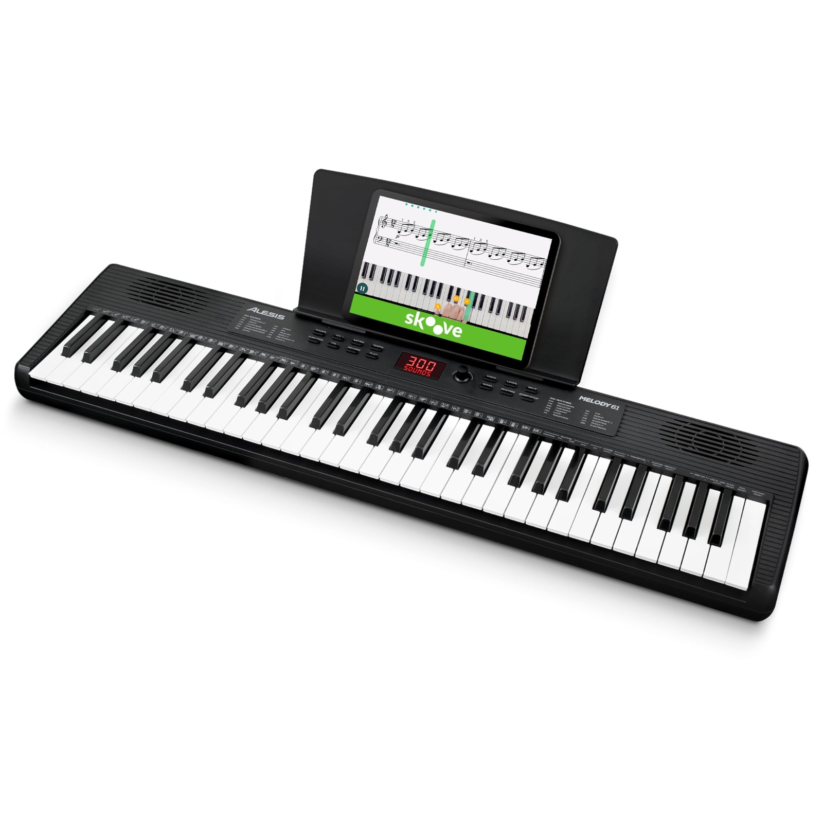 Alesis Melody 61 MK4 61~Key Keyboard Piano for Beginners with Speakers